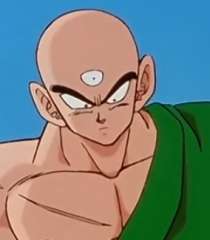 Kết quả hình ảnh cho Tien Shinhan face dragon ball