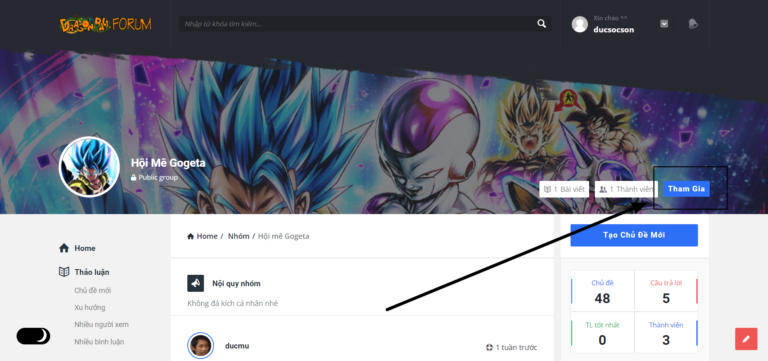 Hướng dẫn tạo nhóm, tham gia nhóm